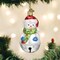 Old World Christmas 3.5 Inch Jingle Bell Snowman Christmas Tree Ornament , Ornament Mittens Scarf